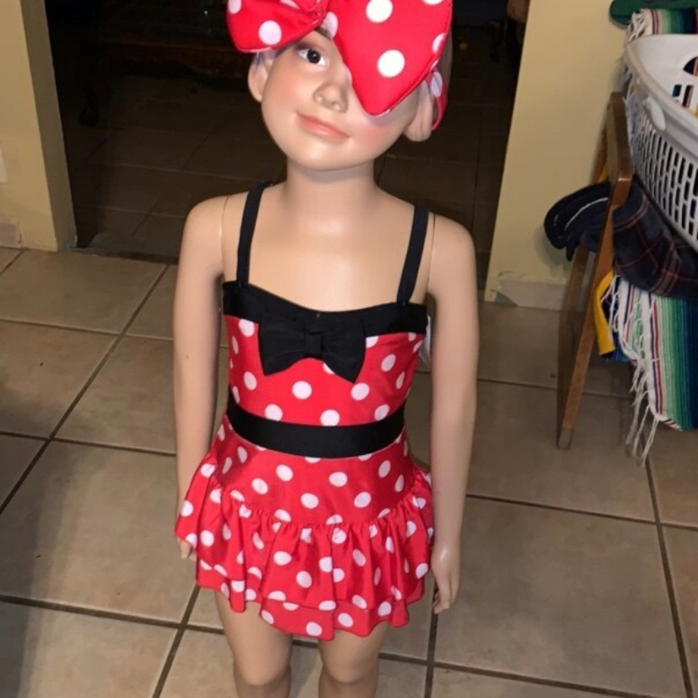 Two piece child swimsuit